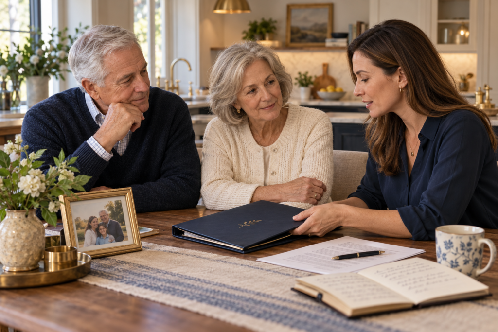 Estate Planning editorial illustration.